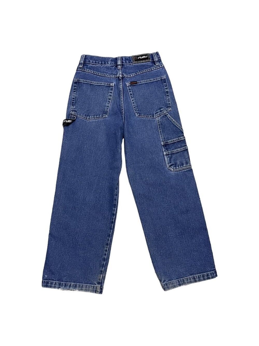 FUBU Vintage 2000s Y2K Designer Streetwear Denim Jeans XS